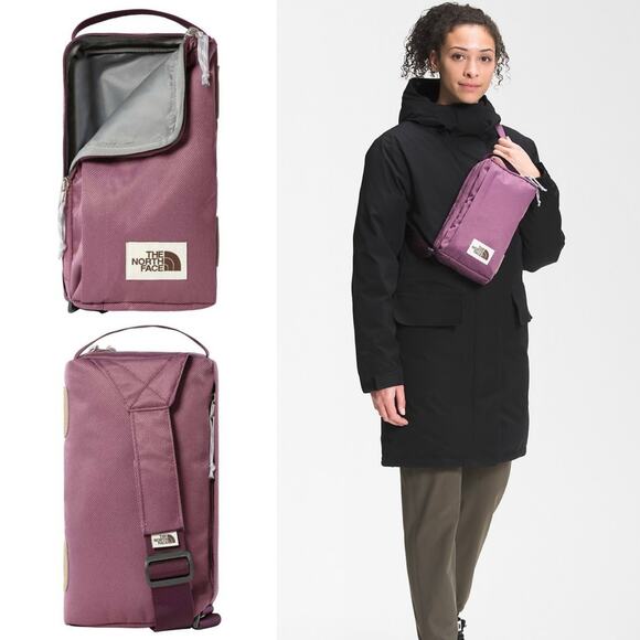 The North Face Field Bag Crossbody Pikes Purple Blackberry Wine RARE OG Style - Picture 2 of 13